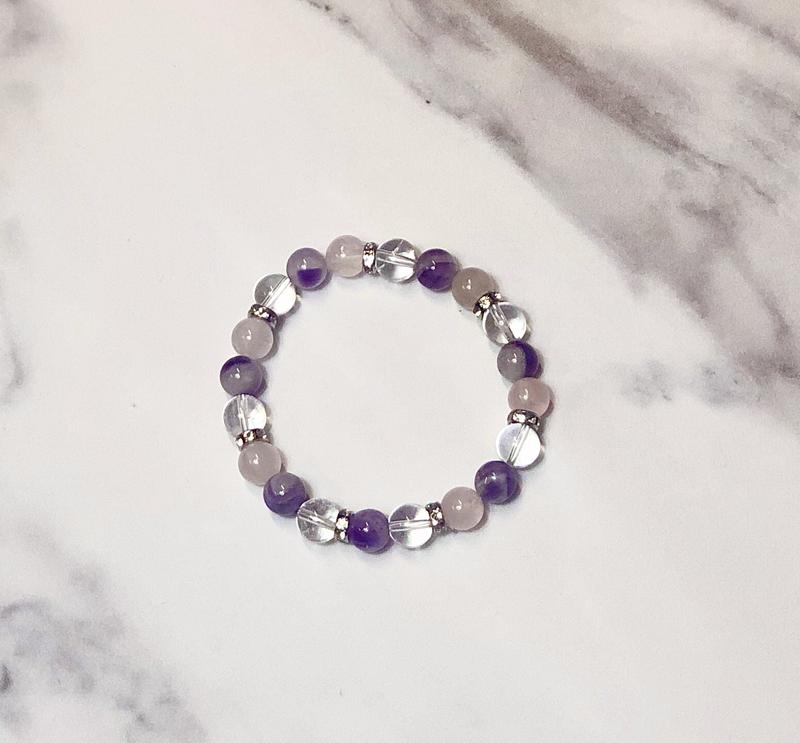 positive energy bracelet - positive mindset - manifest - positivity gift - mental health - healing crystals - attract positive energy 2