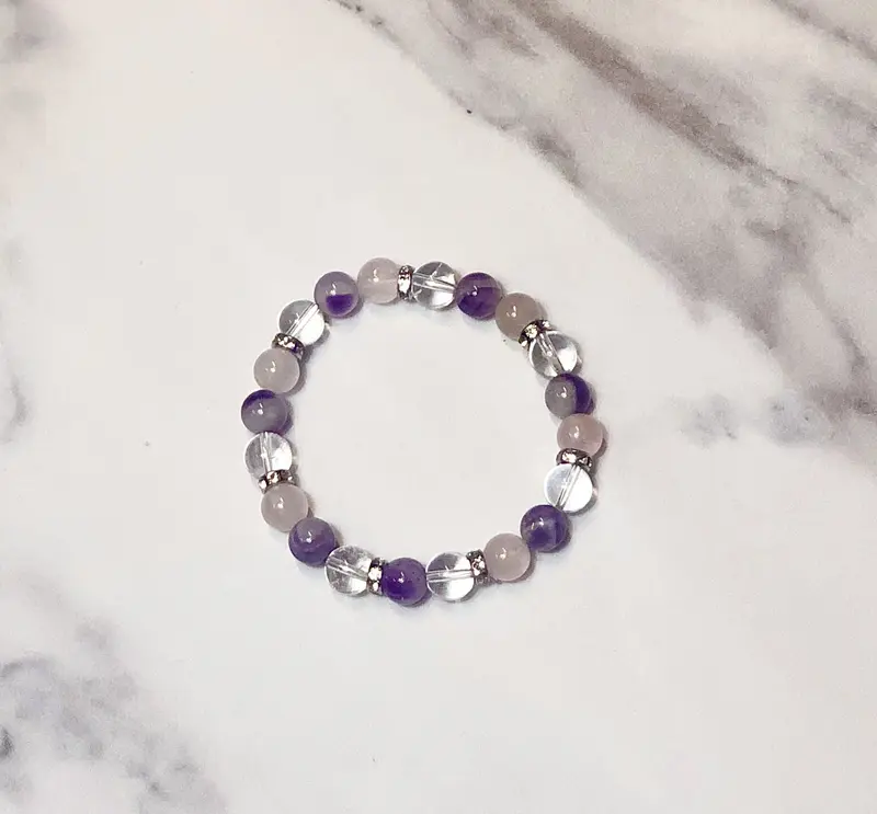 positive energy bracelet - positive mindset - manifest - positivity gift - mental health - healing crystals - attract positive energy 2