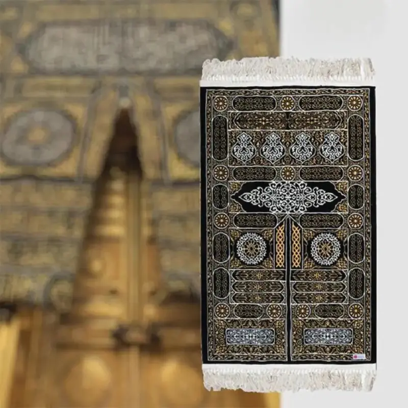 Luxury Kabah Gate Adult Prayer Mat - Limited Edition 6