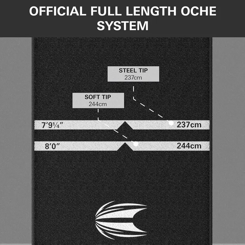 TARGET Darts Dart Mat - World Champions Dart Oche Mat Floor Protector 1