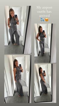 Product Review of [4 colours, UK size 6-28] Solid Sleeveless Wide Leg Jumpsuit from L**n ** 0
