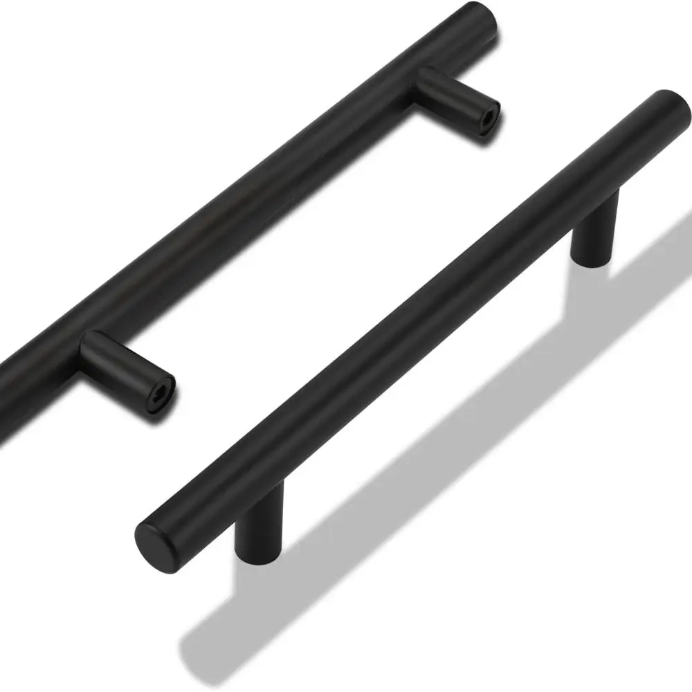 20 Black Cupboard Handles 160mm Black Kitchen Handles Kitchen Cupboard Handles Kitchen Door Handles Black Handles for Drawers Pulls Wardrobe Drawer Handles Stainless