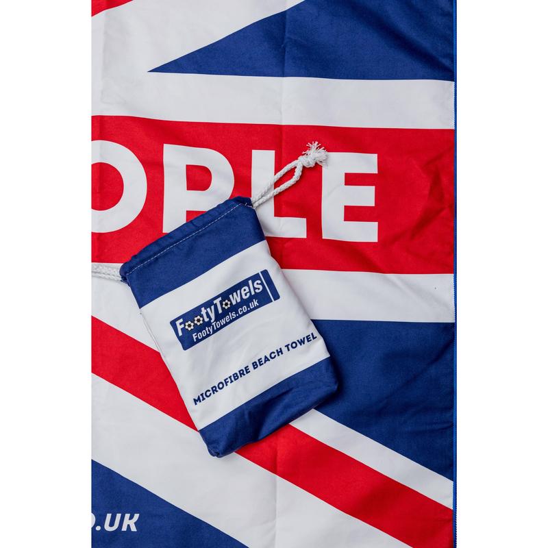 Glasgow Rangers - We are the people Microfibre beach towel with towel bag 1