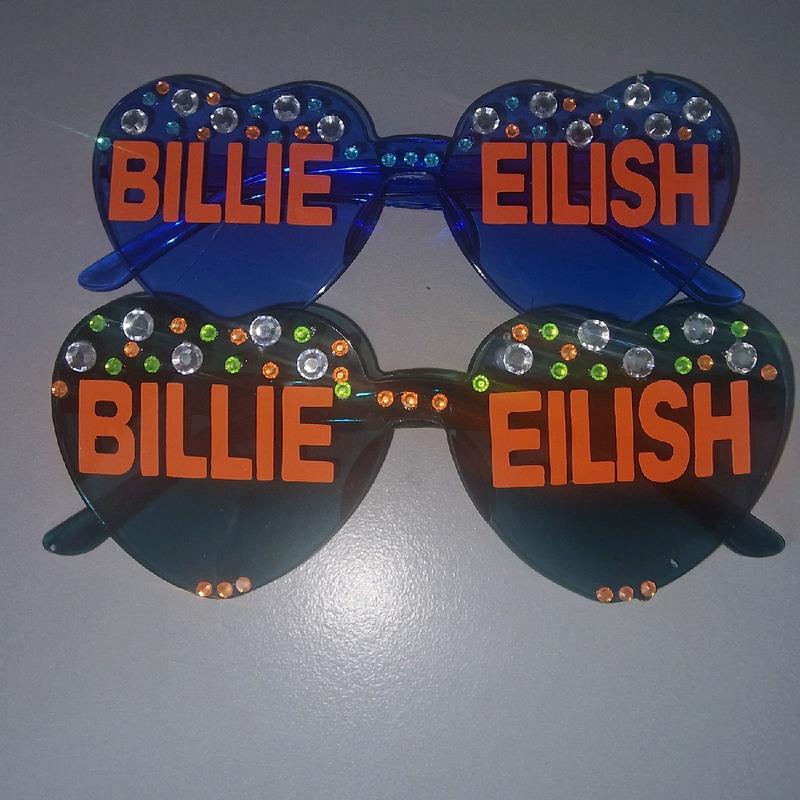 Billie Eilish custom concert glasses 0
