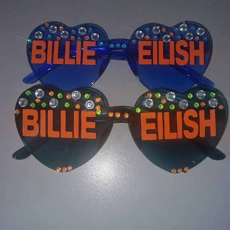 Billie Eilish custom concert glasses 0