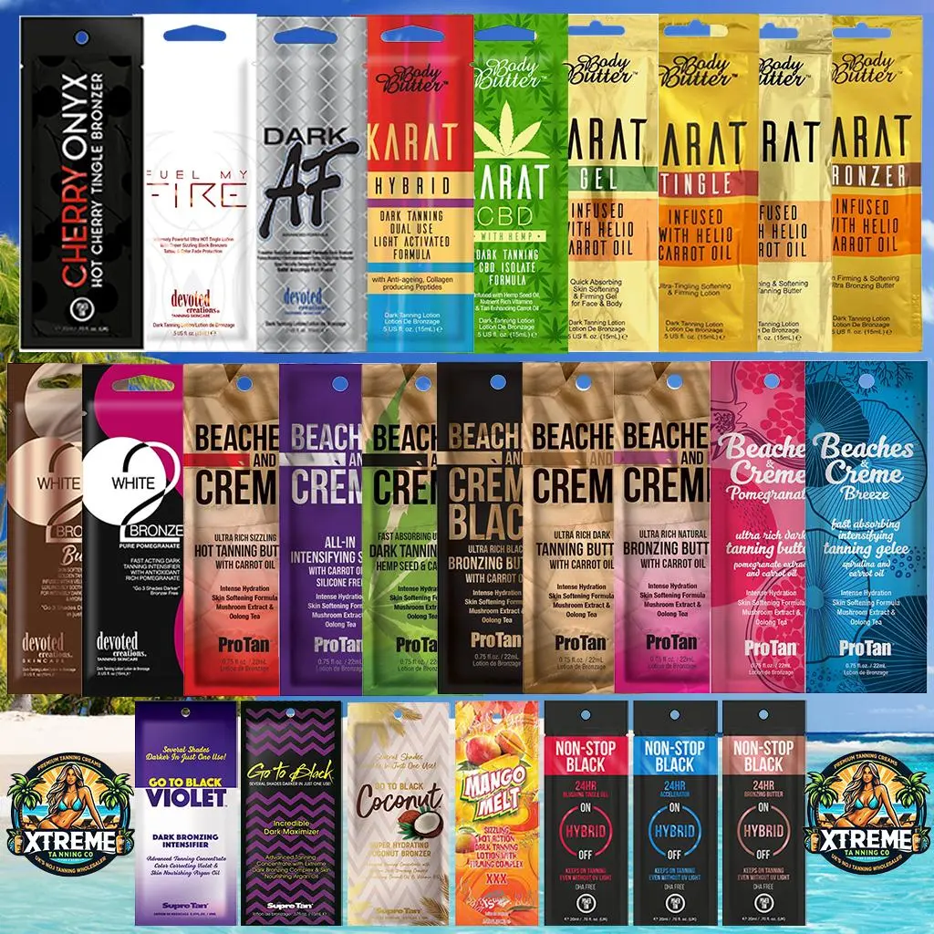 Single Sachet Mix/Match - Devoted Creations, BodyButter, PowerTan, Supretan