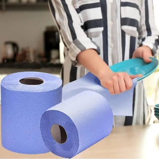 Blue Centrefeed Hand Towel 1 x 6 Rolls - Versatile Use 3
