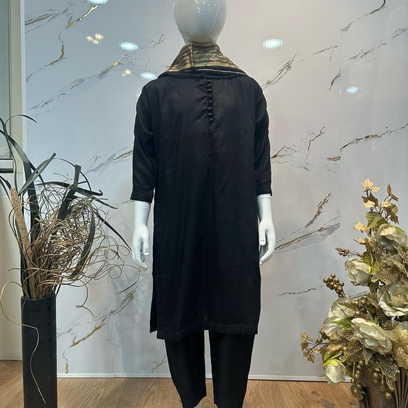 Menaal’s Kids Linen Casual 3pcs Suit 2