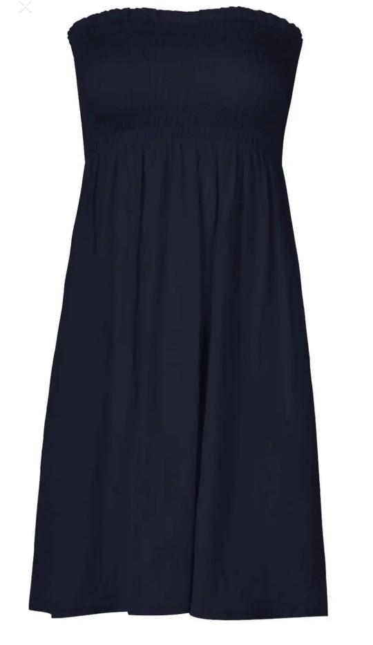Product Introduction of STY Ladies Sheering Gather Boobtube Strapless Bandeau Summer Mini Dress Top Beachwear Coverup Holidays Casual Womenswear Comfort Basic Sleeveless Comfortable Style Chic Casual Wear 7