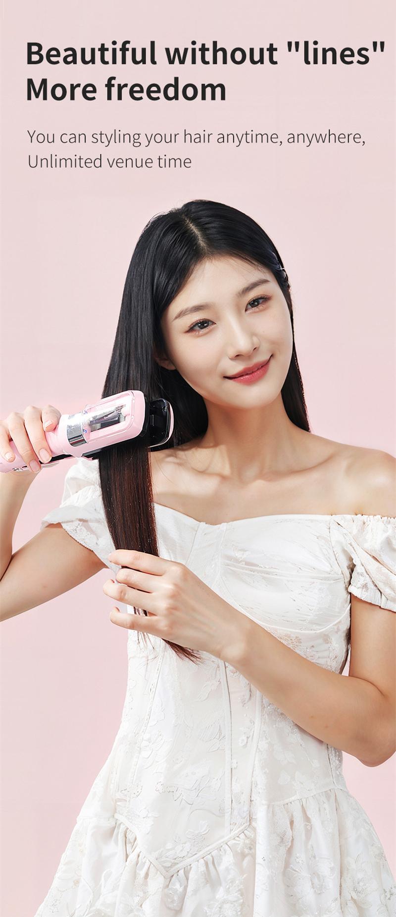 Product Introduction of Hair ends Trimmer Split Remover Dry Damaged Brittle Professional Automatic Trim Split for Women Cordless Hair cutting machine 30