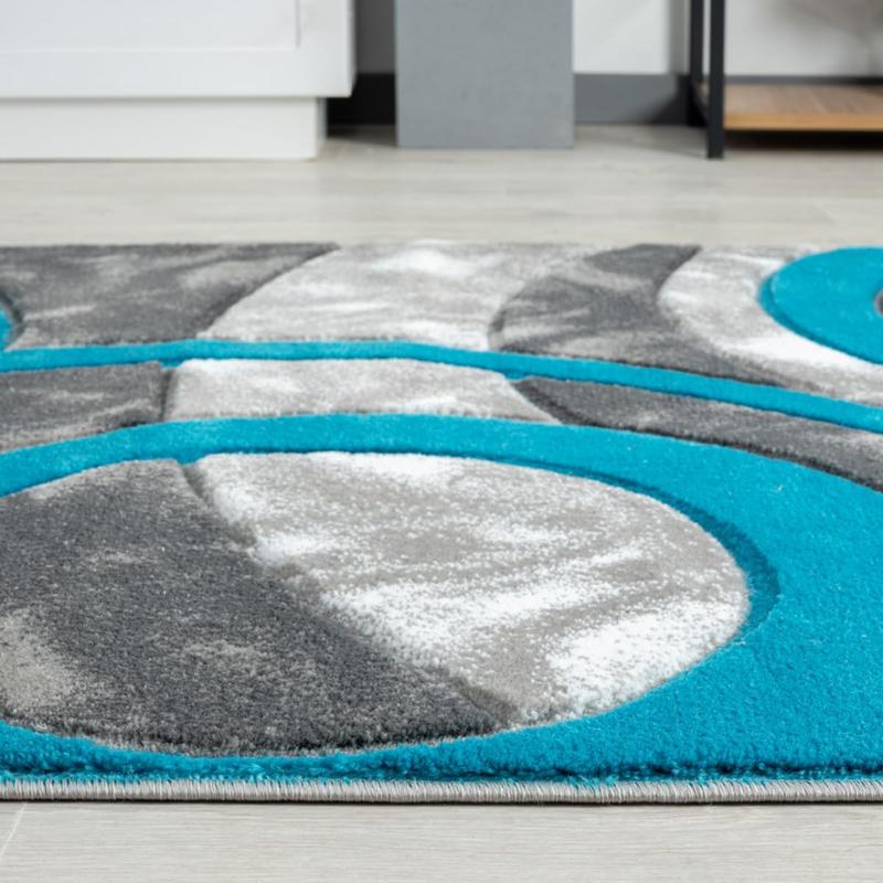 Modern Living Room Large Soft Fluffy Non Shed Anti Slip Dense Pile Modern Design Heavy Area Rug Carpet Mat for Bedroom 8