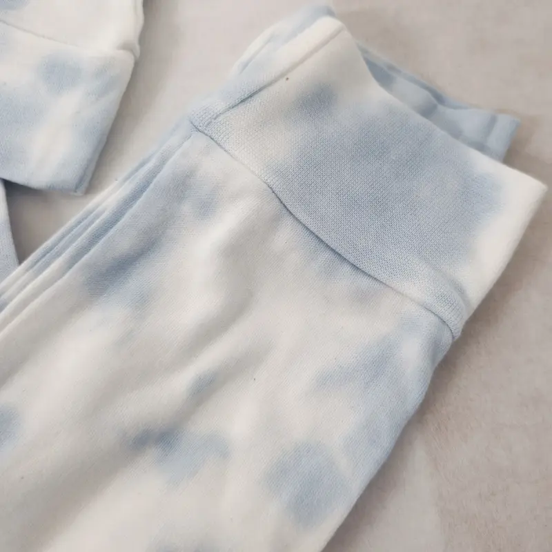 Dovitee Limited Big Brother Tie Dye Loungewear Set for Boys - Tie-Dye Blue, 100% Cotton, Raglan Sleeves, Elastic Waistband, Sizes 12-8 Years 3