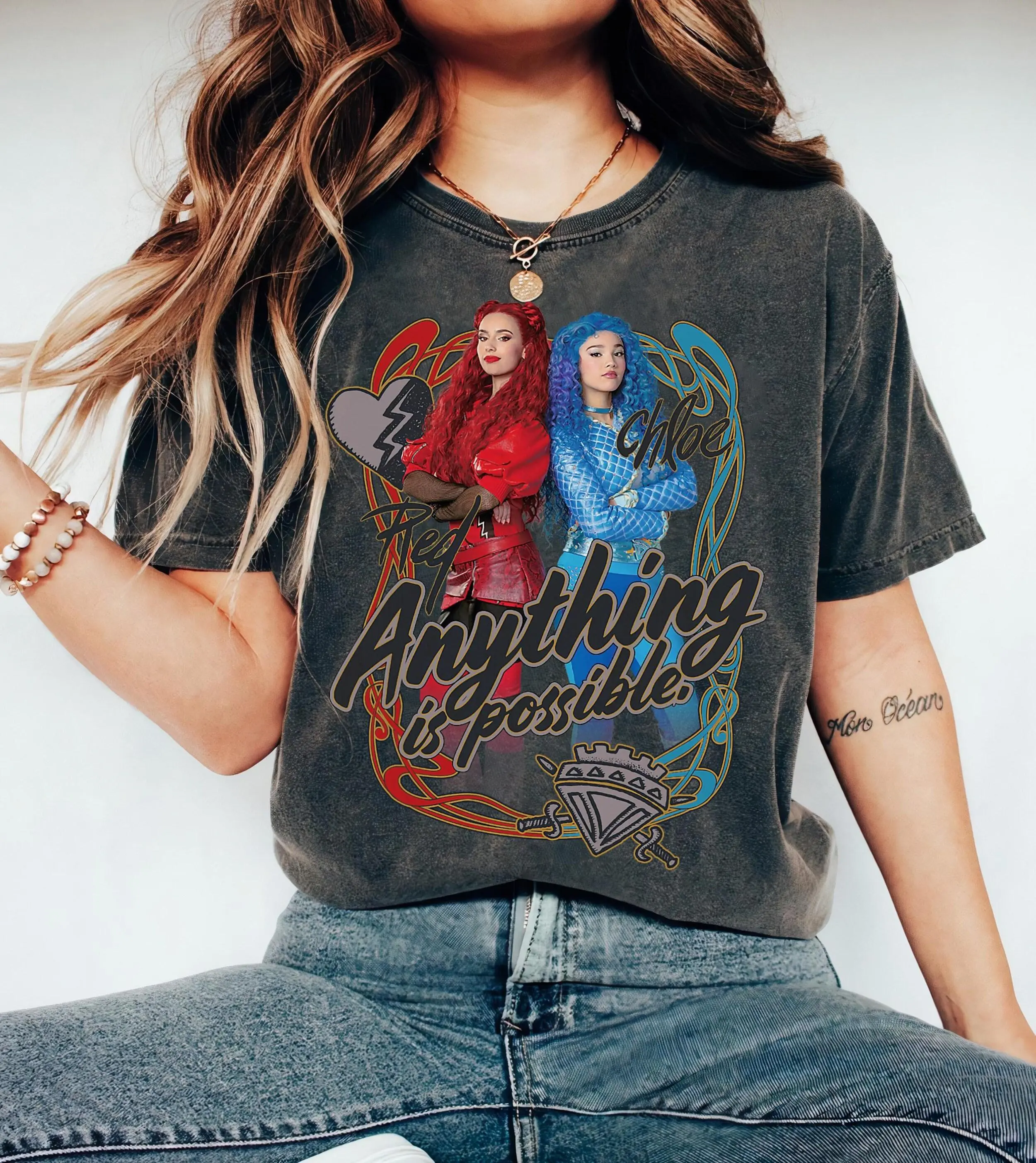 Descendants The Rise Of Red Anything Is Possible T-Shirt, Family Matching Shirts