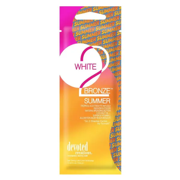 Devoted Creations White2Bronze Summer Bronzing Butter Tanning Accelerator Sachet 15ml