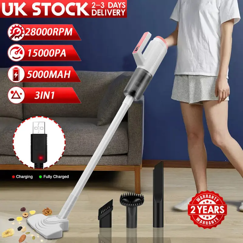 Cordless Stick Vacuum Cleaner Wireless Vacuum Cleaner Upright Anti Hair Wrap Set 7