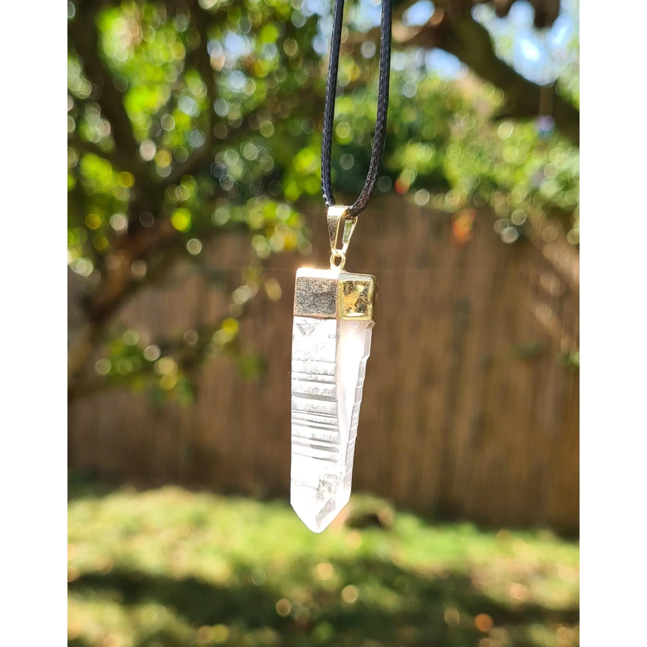 Lemurian Quartz Pendant