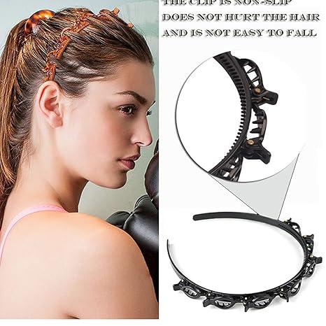 Trendy Hair Hoop, Twist and Clip Headband, Gift Sets for Girl, Christmas Gifts for Kids 1