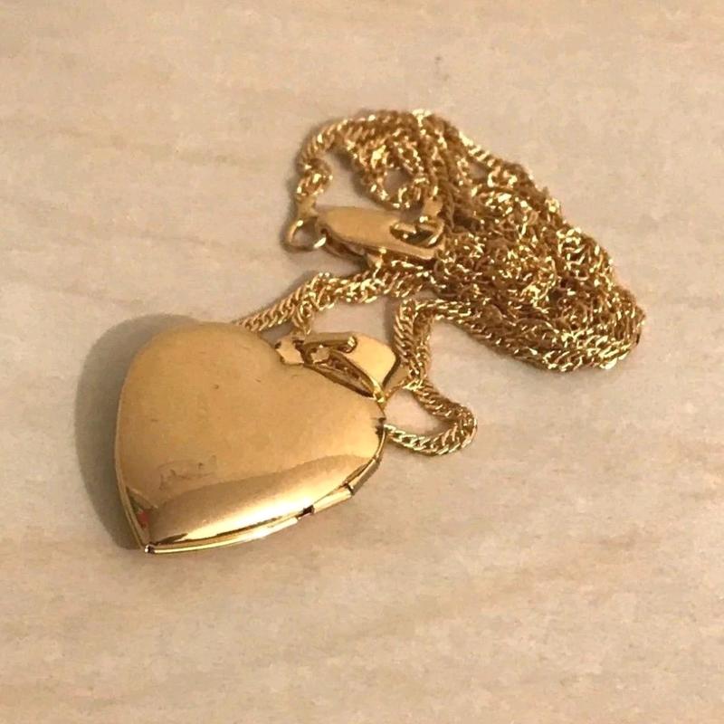 Islamic Allah name heart shape Necklace Pendant Tawiz with gold colour chain jewelry matching jewellery locket 5