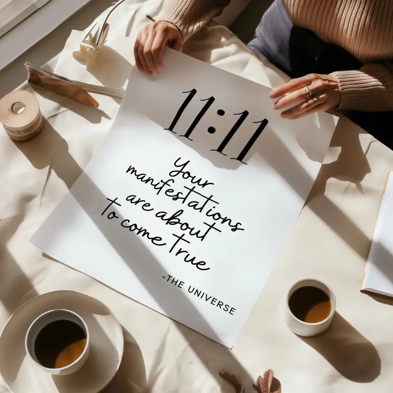 11:11 Angel Numbers, Spiritual, Spirituality, Trendy Prints, Affirmation Art Print, Modern Home Decor Typography Prints, Minimalist Decor, Simplicity Prints, Wall Art, Poster, Prints 2