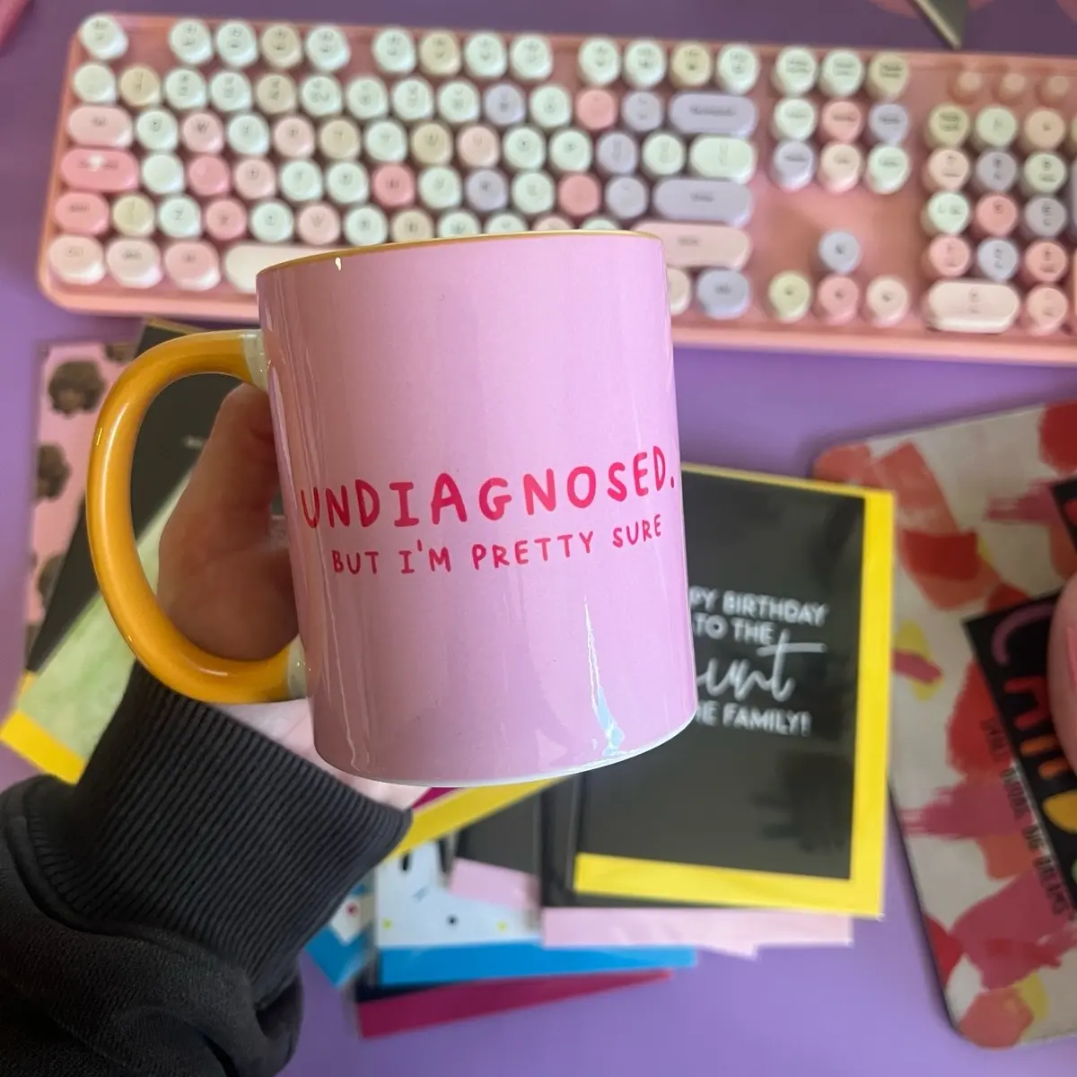 Undiagnosed but pretty sure Mug - Banter Cards Mug