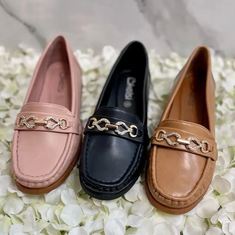 New Ladies Diamate Comfortable Flat wedge Stylish Shoes