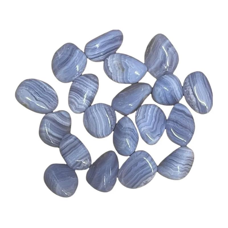 Blue Lace Agate - Works with Self Worth & Calming crystal  shopping 0