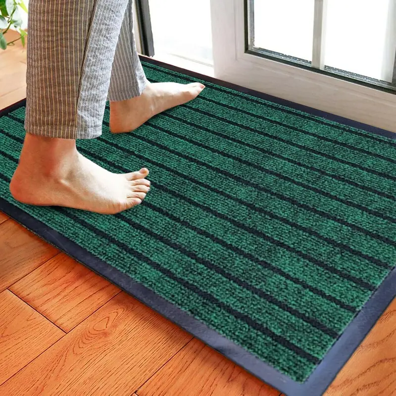 Durable Non-Slip Rubber Welcome Mat – Heavy Duty, Easy-Clean Indoor/Outdoor Door Rug 8