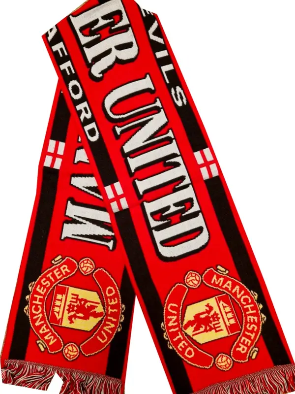 Scarf Manchester united Football Club premier league fan supporter football Acrylic jersey fan flag scarves 1 sided old trafford 3