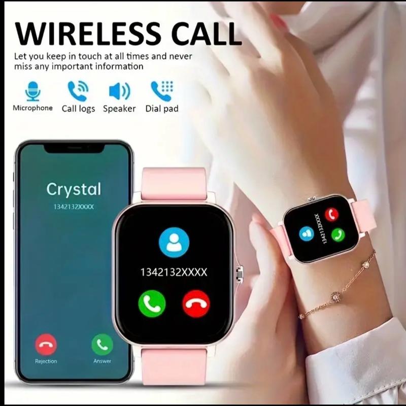 New Model 4.65cm Touch Screen Smart Watch for Men & Women - Make/Receive Calls, Step & Calorie Tracker, Call Info Alert, Multifunction, Wireless Connect For iPhone & For Android Wearable Smartphone Devices 4