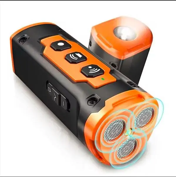 Pet Dog Repeller Ultrasonic Dog Training Device Rechargeable Anti Dog Bark Deterrent Device With LED Flashlight