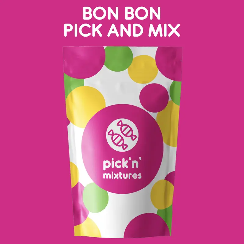Bon Bon Pick and Mix Pouch - Pick 'n' Mixtures - 250g / 500g / 1kg or 2kg Options Available > Candy Sweet BonBon Snack 0