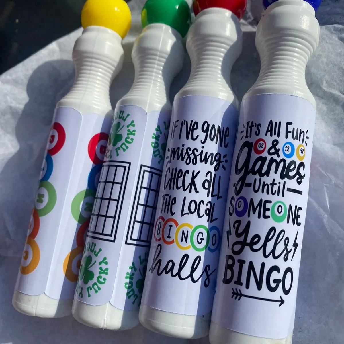 Personalised Bingo Daubers for Fun and Games