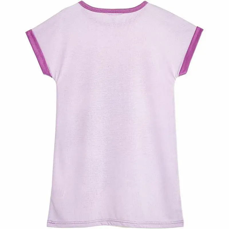 Trolls Nighty Nightdress Poppy Nightwear Pyjamas Pjs Nightie Girls World Tour Night Bed Dress Nightwear Sleepwear Short Sleeve Purple Pink Lilac Tie Dye 3