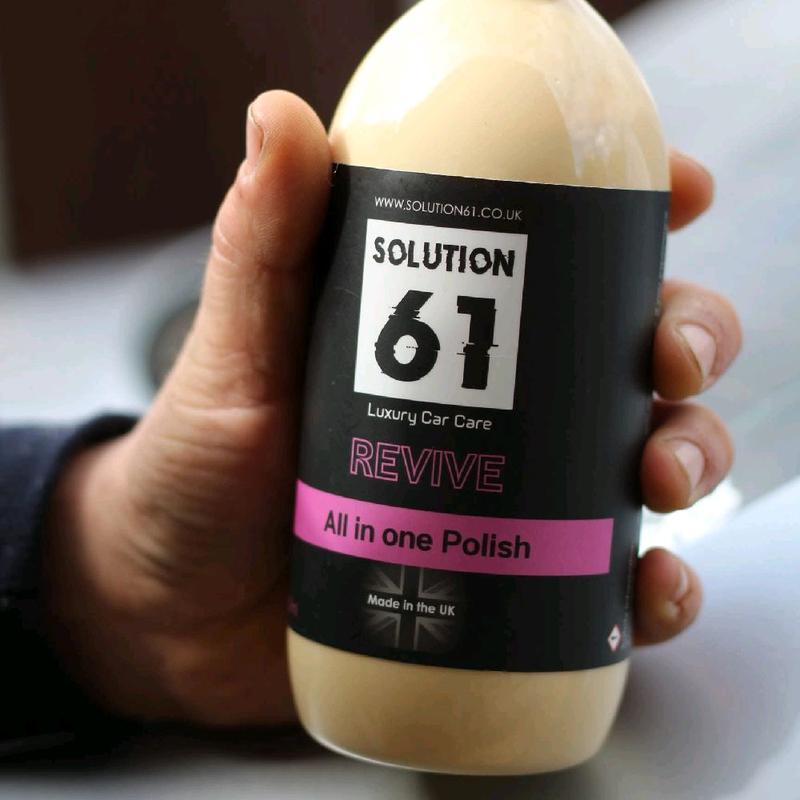All in one polish - Solution 61 - Remove scratched and swirls - Hand polish - Machine Polish 1