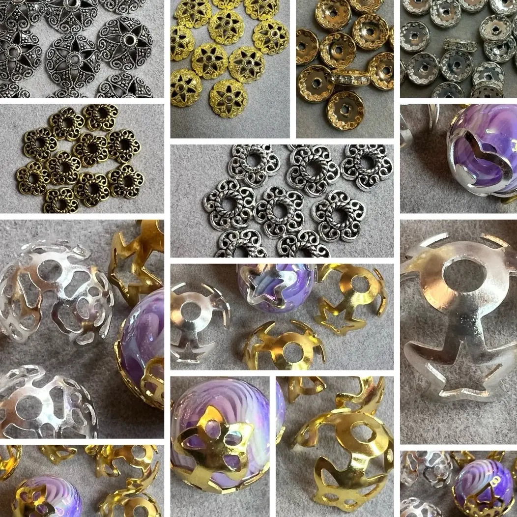 [MECP264] Bead Caps & Spacer to fit 16mm beads (10pcs)