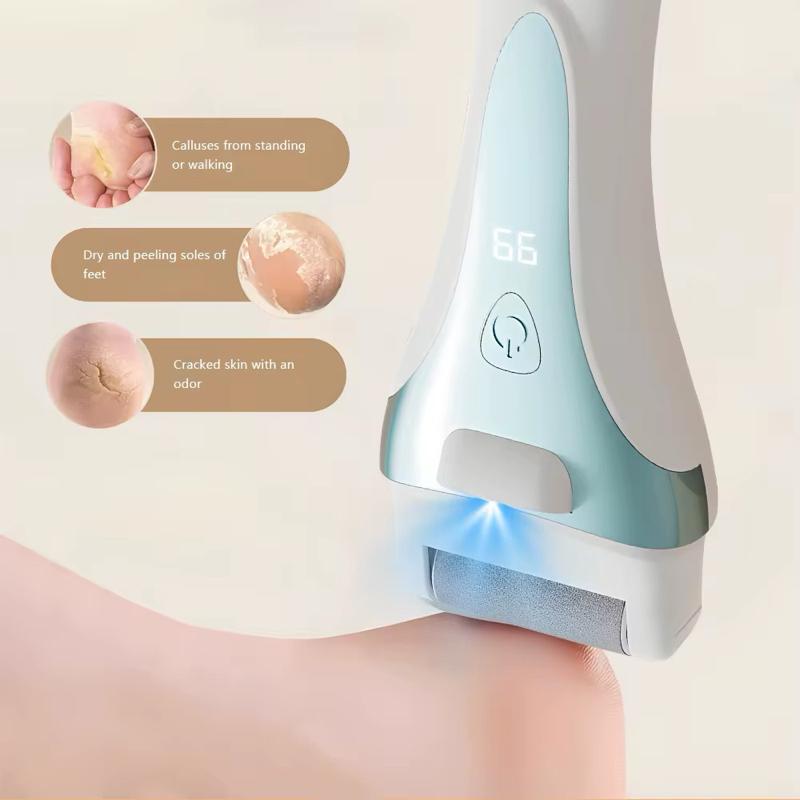 Second Speed Professional Electric Foot Grinder with Built-in LED Light - Nail Care, Nail, Manicure, Evening, Water Proof, Smooth 2