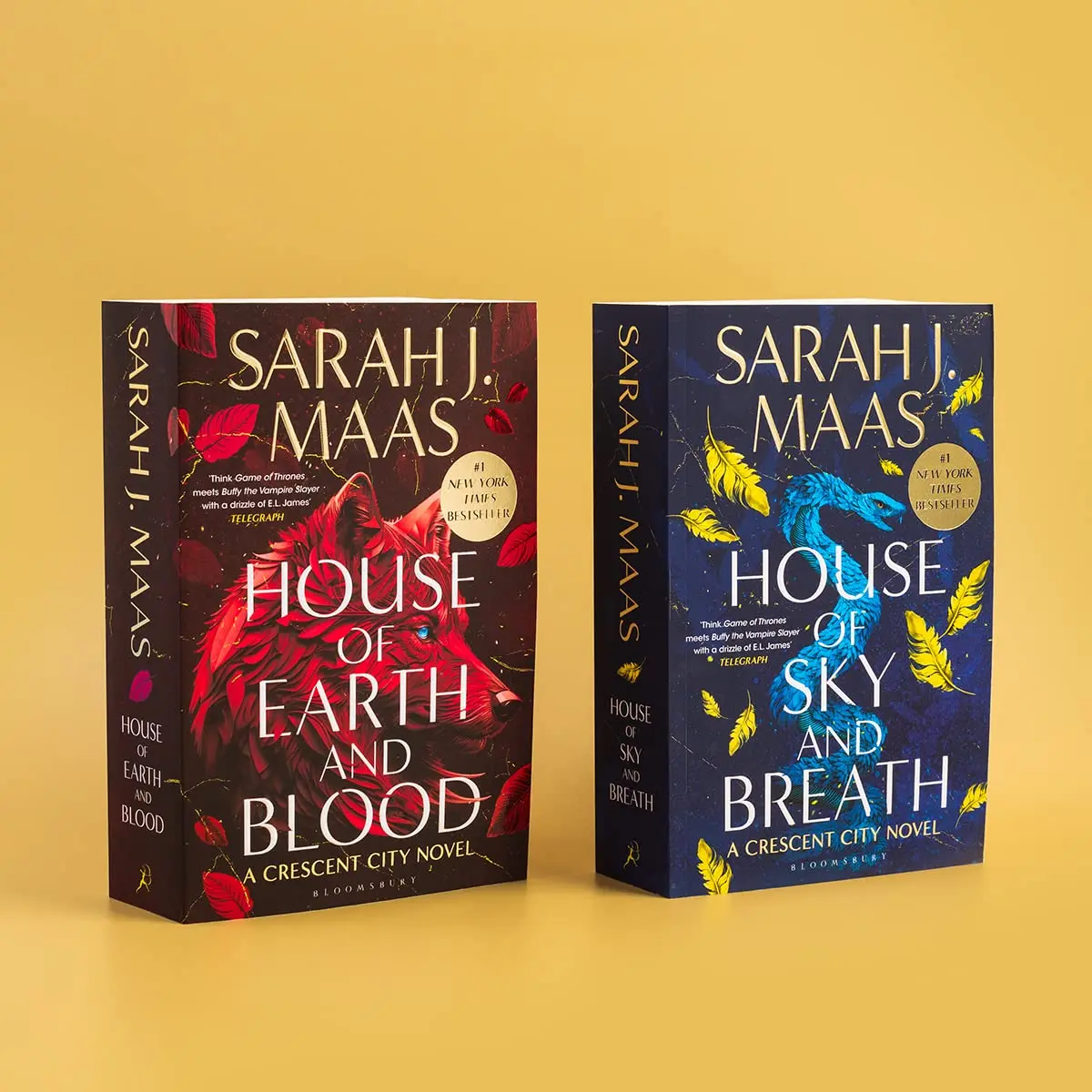 Crescent City Series Collection Set - House of Earth and Blood, House of Flame and Shadow & House of Sky and Breath