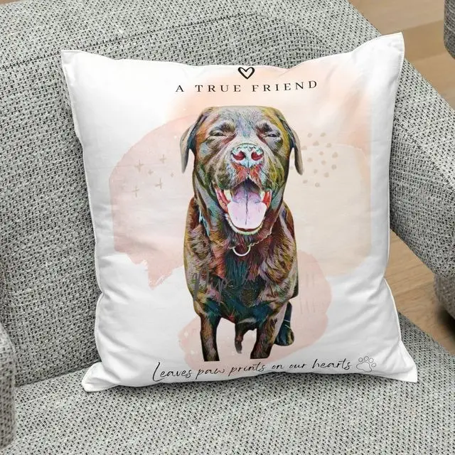 Personalised Custom Pet/ Dog/ Cat Memorial, In Memory of, Loss, Bereavement Mugs/ Cushion covers/ Prints 4