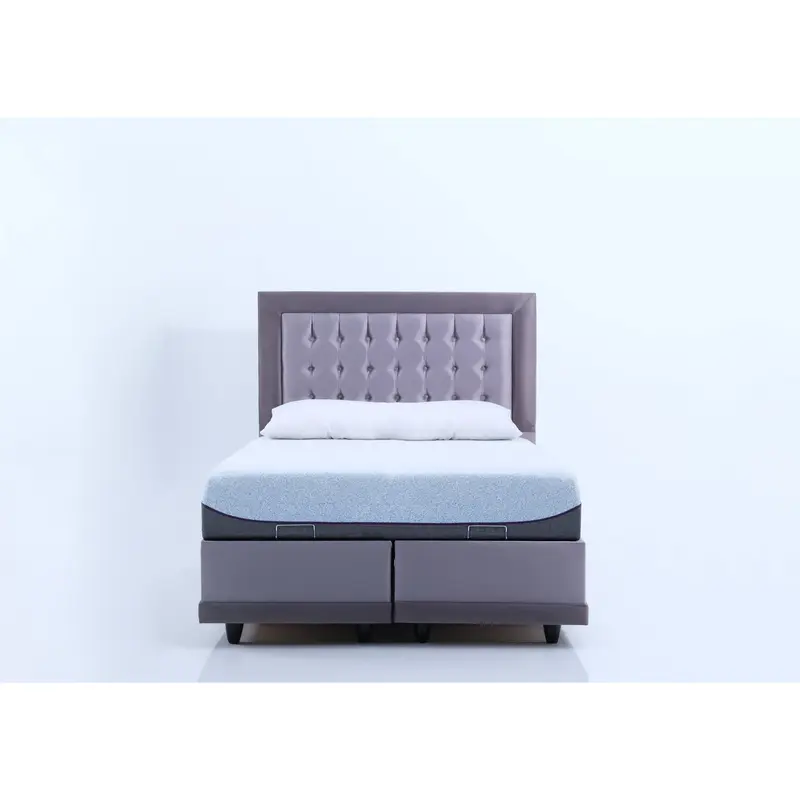 Monday Grey Double Bed - Soft Furnishings for a Comfortable Night's Sleep 5