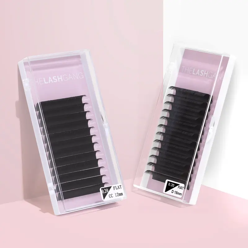 Flat / Classic Lashes - Super Wispy Eyelashes Extensions Split-Tip Classic Lashes for 1-1 Application - Half the Weight but Same Effect - I Makeup Eyelashes Lash Extensions 3