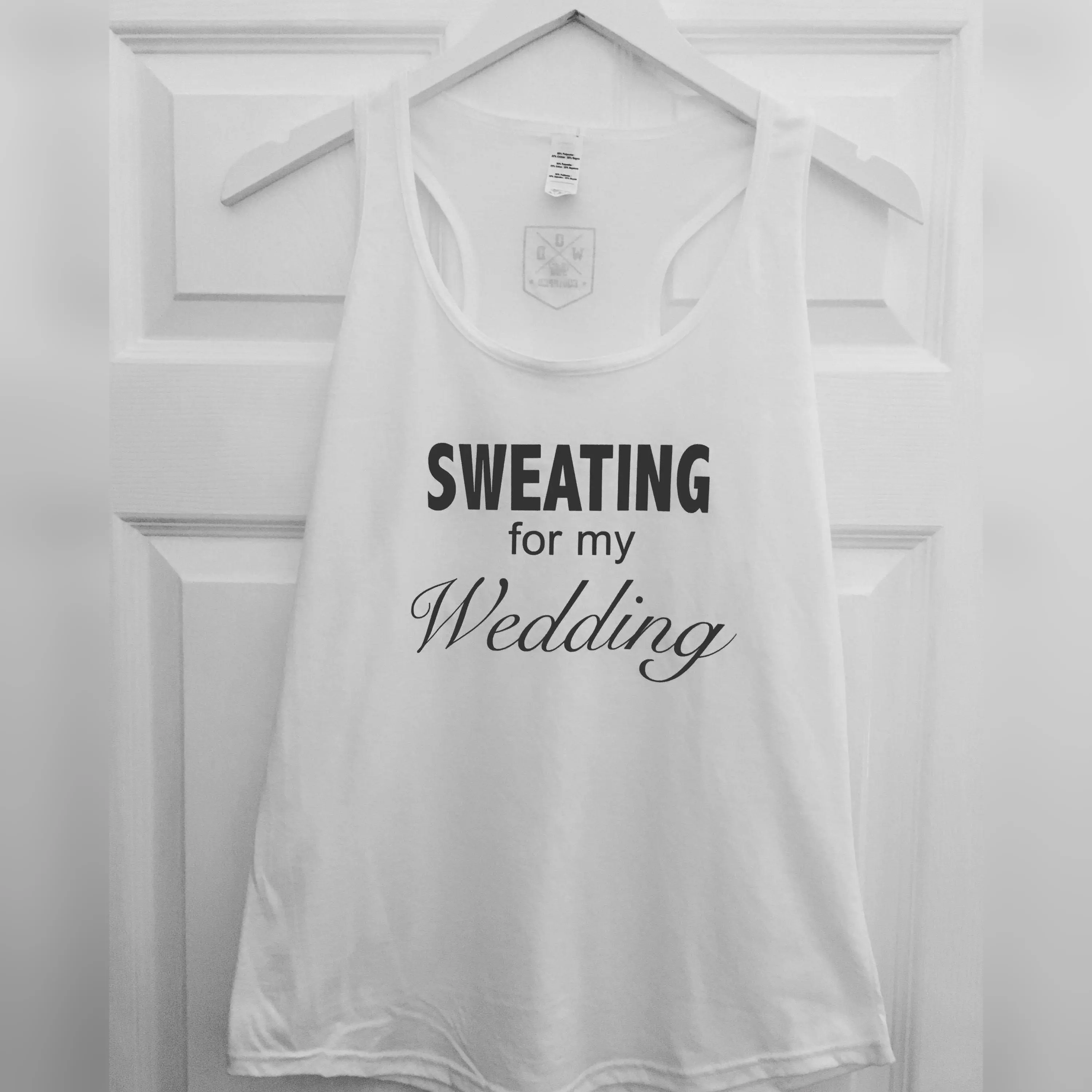 Sweating for my Wedding | Bride fitness Vest Top