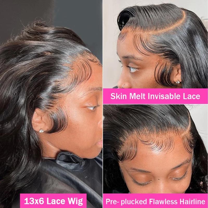 Product Introduction of Bling Hair HD Human Hair Wig 16inch Straight Brazilian Lace Frontal Wig For Women 180 Density Glueless Pre Plucked Natural Color Transparent Lace Front Wig 13x4 13x6 Baby Hair Bleached Knots Free Shipping UK Human Hair Wig 13