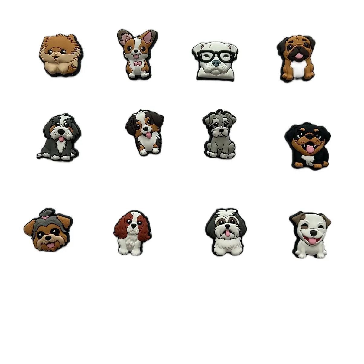 Dog breed croc charms Charms for crocs, charms for shoes add decor Footwear Comfort