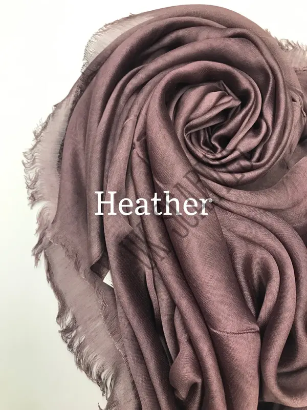 SILKY SHINY HIJAB Scarf Maxi Wedding Plain 2