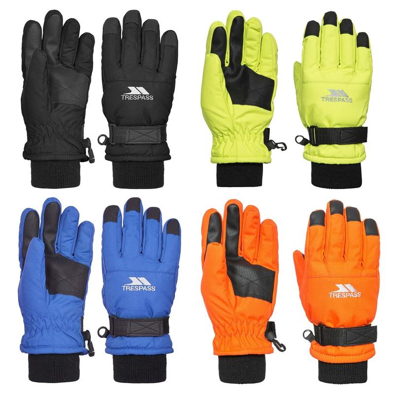 Trespass Unisex Kids Padded Ski Gloves Ruri II 0