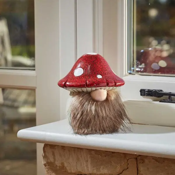 GnomeShroom Mushroom Gonk Autumn Decoration 3 Sizes Home Gift Ornament select from menu 12, 16 or 20cm 1
