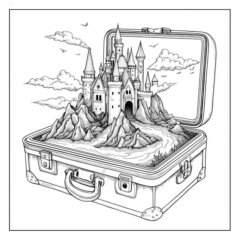 Colour Enchanted - Fantasy Colouring Book for Mindfulness - 40 designs to colour colouring  books viral  coloring coloring  books 5