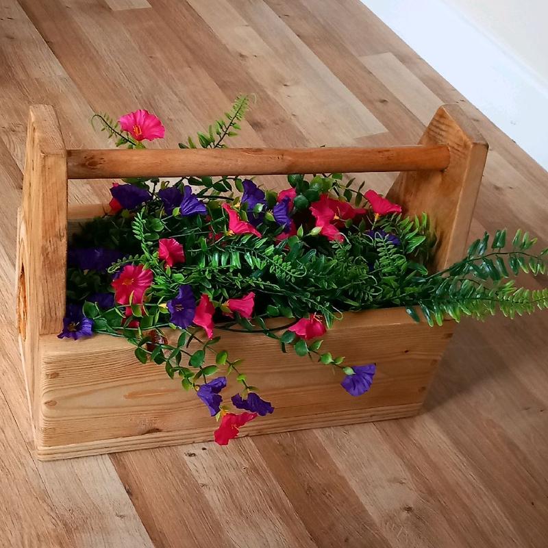 Handmade Wooden Tool Boxs for Tools, Plant Pots, Decorations and More 4