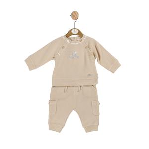 Mintini Beige Bike Tracksuit Kidswear