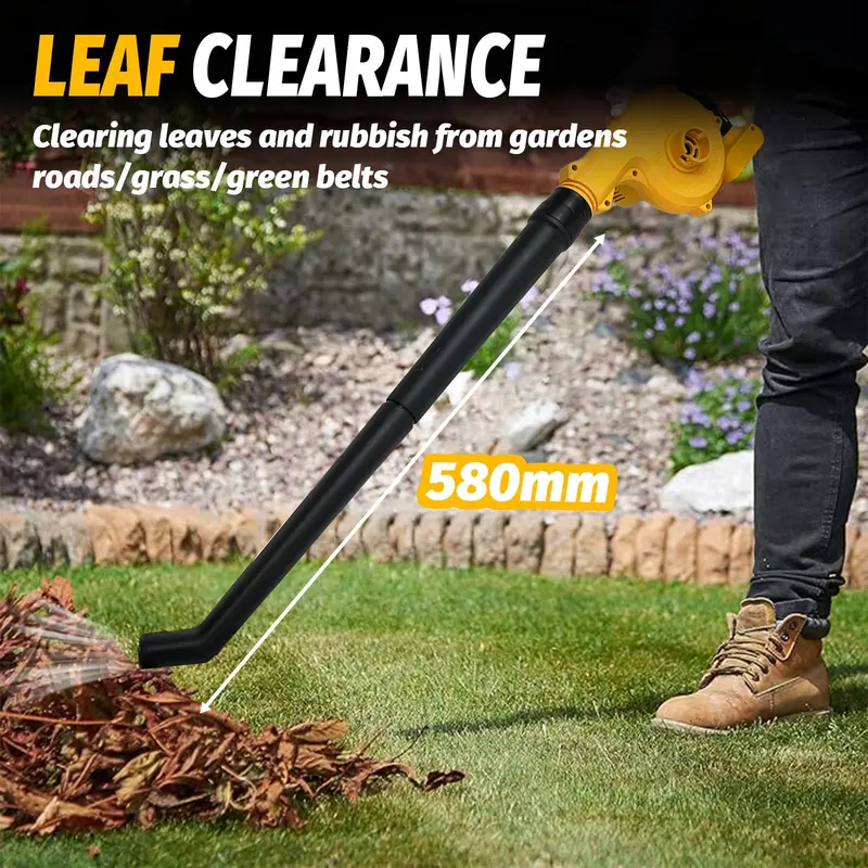 (Battery Not Included)Cordless Leaf Blower Compatible with 20V Battery, 2-in-1 Electric Leaf Blower & Vacuum, Small Leaf Blower for Lawn Care, Dust, Pet Hair, Car 5